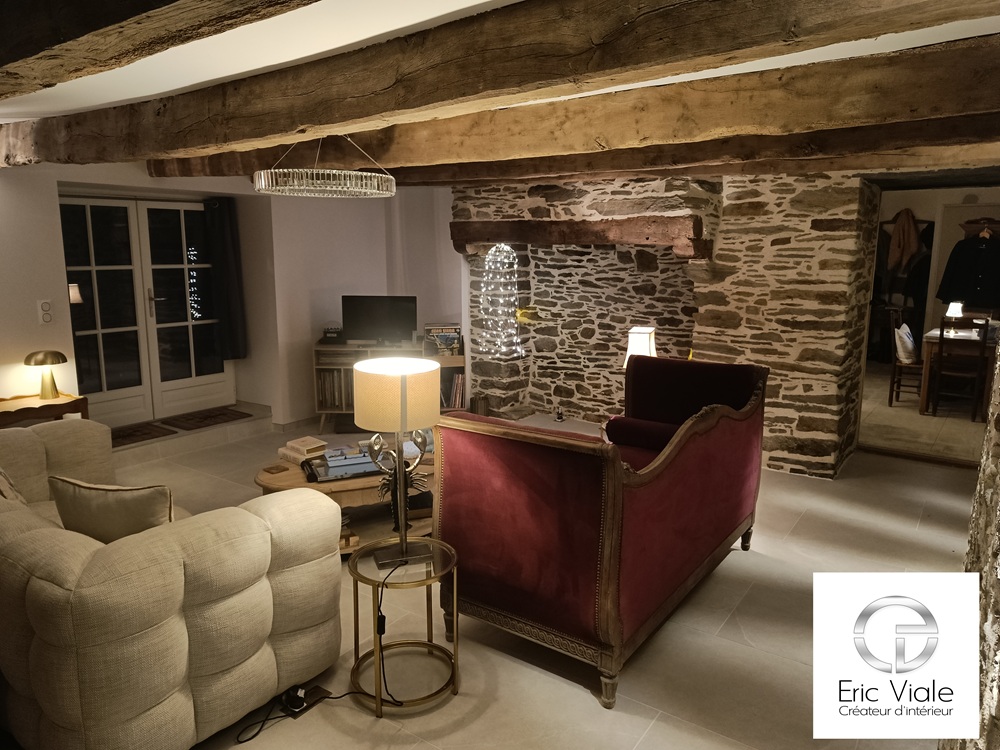 Rénovation chaumière Moëlan / Mer